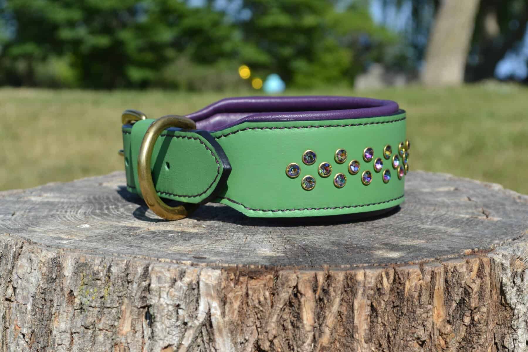 Frankenstein Collar Dante's Closet Luxury Dog Leather Products.